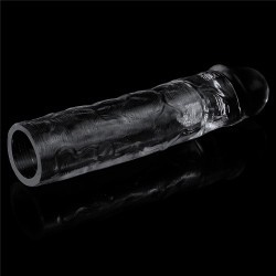 LoveToy Gaine de pénis Flawless 19 x 4cm Transparente